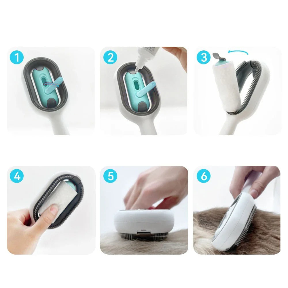 Cepillo para mascotas suave y eficaz